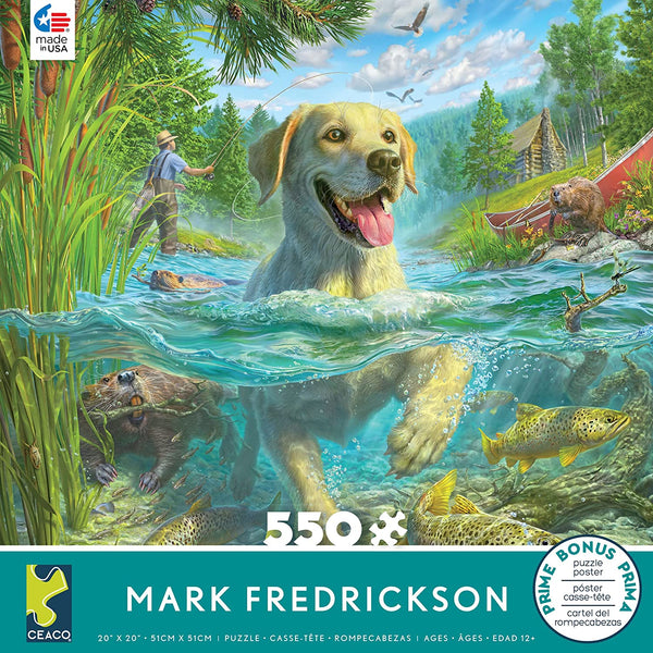 Ceaco - Gone Fishing by Mark Fredrickson Jigsaw Puzzle (550 Pieces)