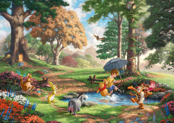 Schmidt - Disney, Winnie The Pooh by Thomas Kinkade Jigsaw Puzzle (1000 Pieces)