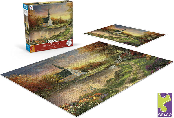 Ceaco - Chapel of Reflection by Thomas Kinkade Jigsaw Puzzle (1000 Pieces)