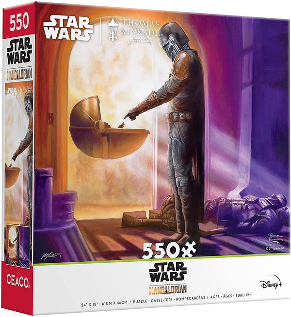 Ceaco - Thomas Kinkade The Mandalorian Collection - Turning Point, Star Wars Jigsaw Puzzle (550 Pieces)