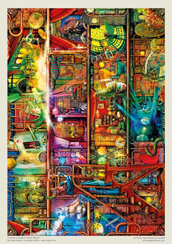 Flame Tree Studio - Fantastic Voyage by Aimee Stewart Jigsaw Puzzle (1000 Pieces)