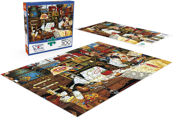 Buffalo Games - Charles Wysocki - Maggie The Messmaker - 300 Large Piece Jigsaw Puzzle