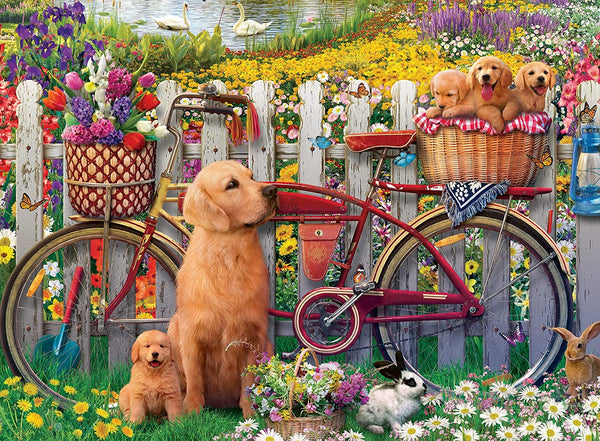 Ravensburger - Cute Dogs in the Garden Jigsaw Puzzle (500 Pieces) 150366