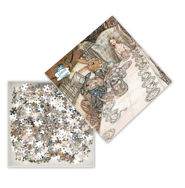 Flame Tree Studio - Wonderland Tea Party by Arthur Rackham Jigsaw Puzzle (1000 Pieces)