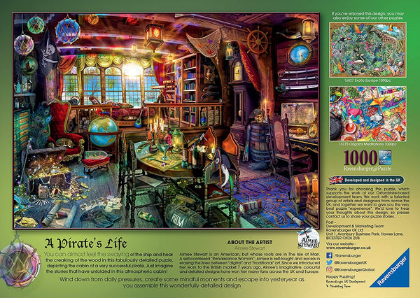 Ravensburger - A Pirates Life by Aimee Stewart Jigsaw Puzzle (1000 Pieces)