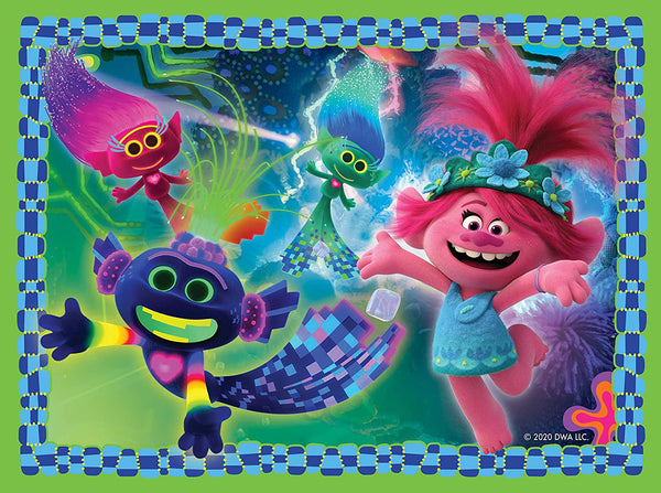 Ravensburger - Trolls 2 World Tour, 4 in a Box (12, 16, 20, 24pc) Jigsaw Puzzles 5059