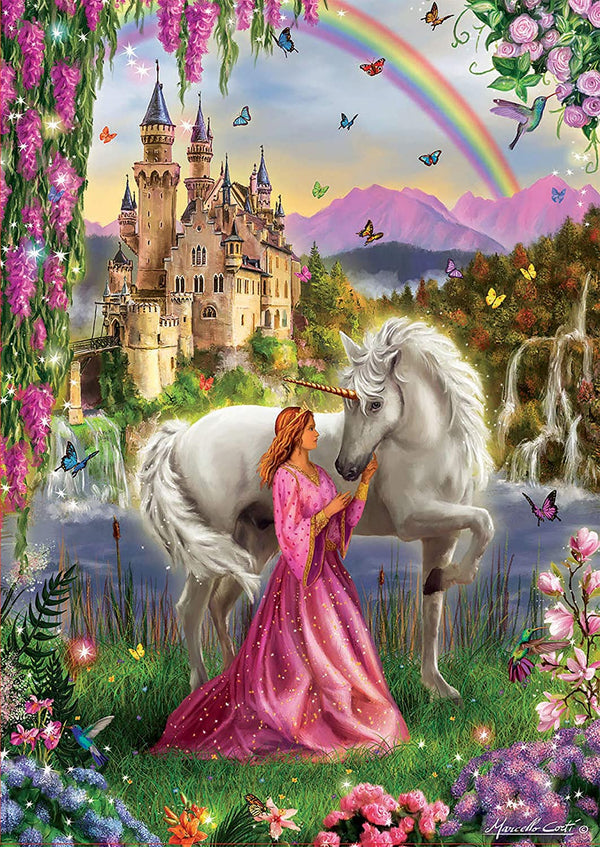 Educa - Fairy And Unicorn Jigsaw Puzzle (500 Pieces)