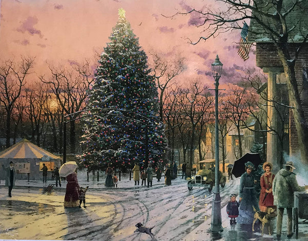 Ceaco Thomas Kinkade 4-in-1 Multi-Pack Holiday Jigsaw Puzzle (500 Pieces)