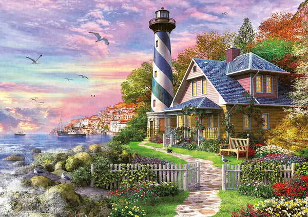 Educa - Lighthouse At Rock Bay Jigsaw Puzzle (1000 Pieces)