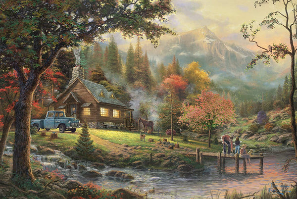 Schmidt - Thomas Kinkade - Peaceful Moments Jigsaw Puzzle (500 Pieces)