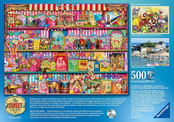 Ravensburger - Aimee Stewart - The Sweet Shop Jigsaw Puzzle (500 pieces) 14653