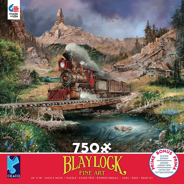 Ceaco - Blaylock - Nuggetville Blue Sky Puzzle - 750 Pieces