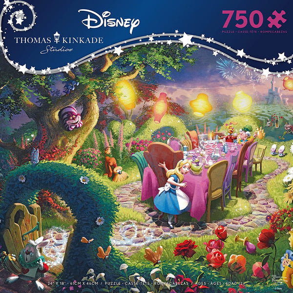 Ceaco - Thomas Kinkade - Disney - Mad Hatter Tea Party - 750 Piece Jigsaw Puzzle