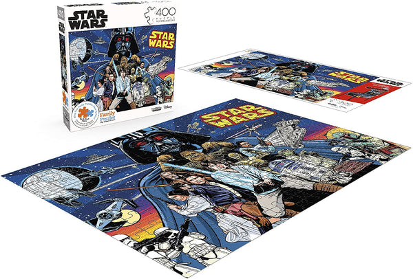 Buffalo Games - Star Wars - Comic Pinball Art Jigsaw Puzzle (400 Pieces)