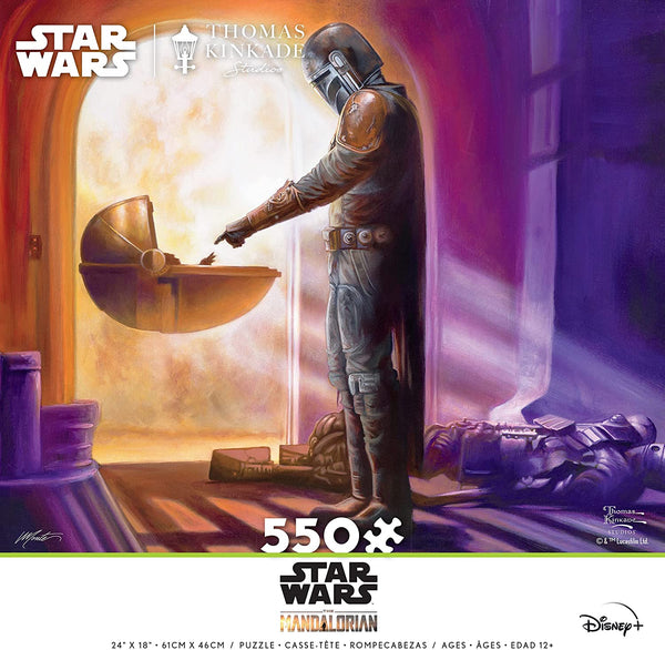 Ceaco - Thomas Kinkade The Mandalorian Collection - Turning Point, Star Wars Jigsaw Puzzle (550 Pieces)