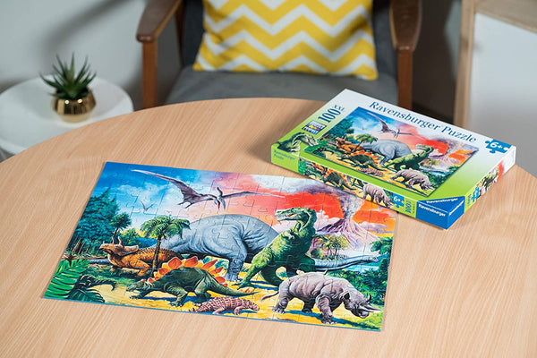 Ravensburger - Among the Dinosaurs Jigsaw Puzzle (100 Pieces)