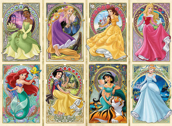 Ravensburger - Disney Art Nouveau Princesses 1000 Piece Puzzle