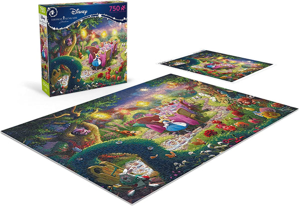 Ceaco - Thomas Kinkade - Disney - Mad Hatter Tea Party - 750 Piece Jigsaw Puzzle