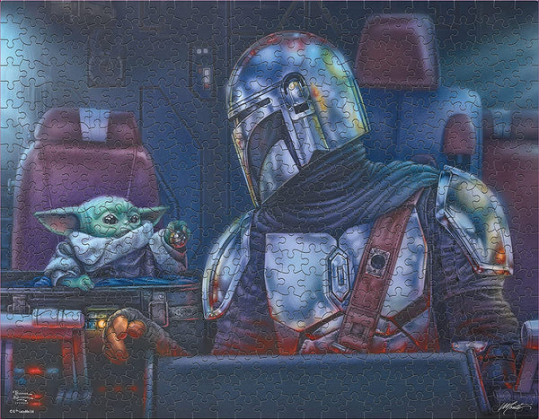 Ceaco - Kinkade Mandalorian 4 in 1 (4 x 500pc) Jigsaw Puzzle (2000 Pieces)