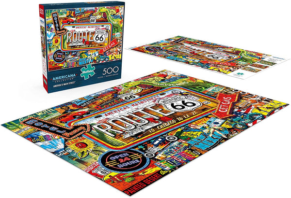 Buffalo Games - Americana Collection - America's Main Street - 500 Piece Jigsaw Puzzle