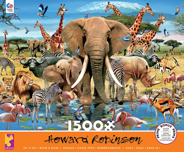 Ceaco Howard Robinson - Africana Puzzle - 1500 Pieces