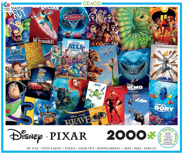 Ceaco Disney/Pixar Movie Posters Puzzle - 2000Piece