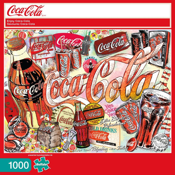 Buffalo Games - Enjoy Coca-Cola - 1000 Piece Jigsaw Puzzle