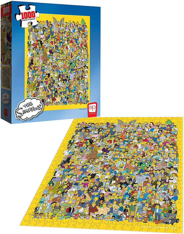 The Simpsons Cast of Thousands 1000 Piece Jigsaw Puzzle