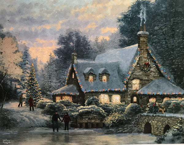 Ceaco Thomas Kinkade 4-in-1 Multi-Pack Holiday Jigsaw Puzzle (500 Pieces)