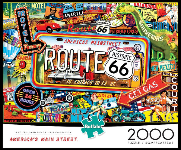 Buffalo Games - America's Main Street - 2000 Piece Jigsaw Puzzle