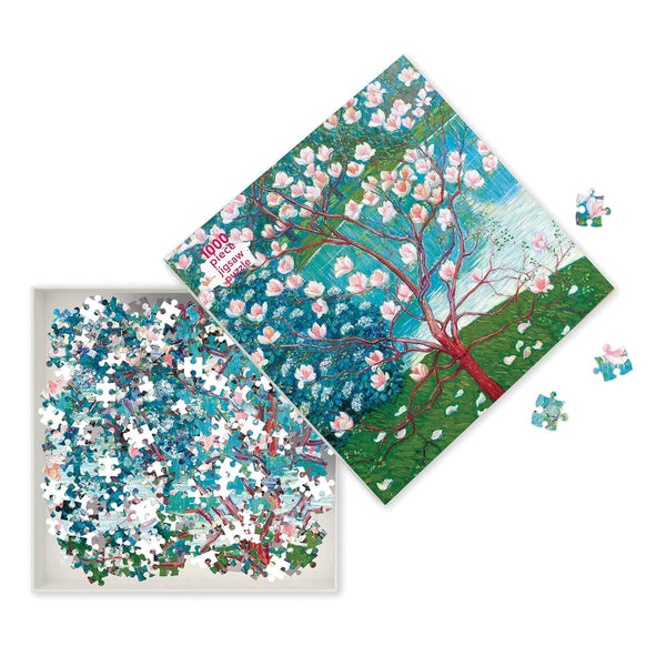 Flame Tree Studio - Magnolia Tree by Wilhelm List Jigsaw Puzzle (1000 Pieces)