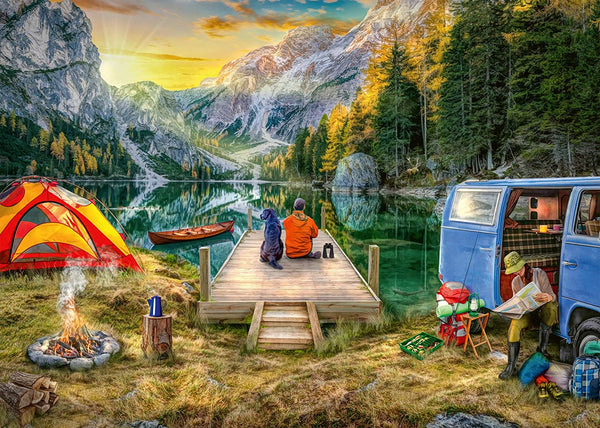 Ravensburger - Wanderlust Calm Campsite Jigsaw Puzzle (1000 Pieces)