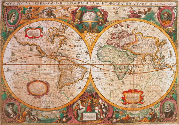 Clementoni Old World Map 1000 Piece Jigsaw Puzzle