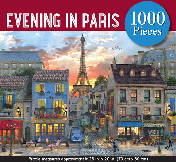 Peter Pauper Press - Evening in Paris Jigsaw Puzzle (1000 Pieces)