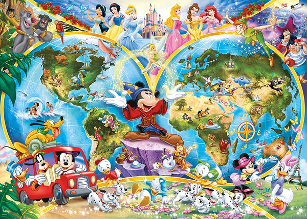 Ravensburger Disney World Map Puzzle 1000pc,Adult Puzzles