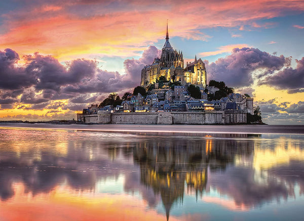 Clementoni - High Quality - Le Magnifique Mont Saint-Michel Jigsaw Puzzle (1000 Pieces) 39367