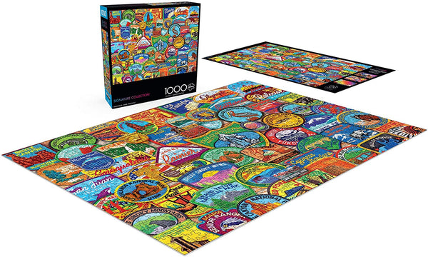 Buffalo Games - National Park Patches - 1000 Piece Jigsaw Puzzle