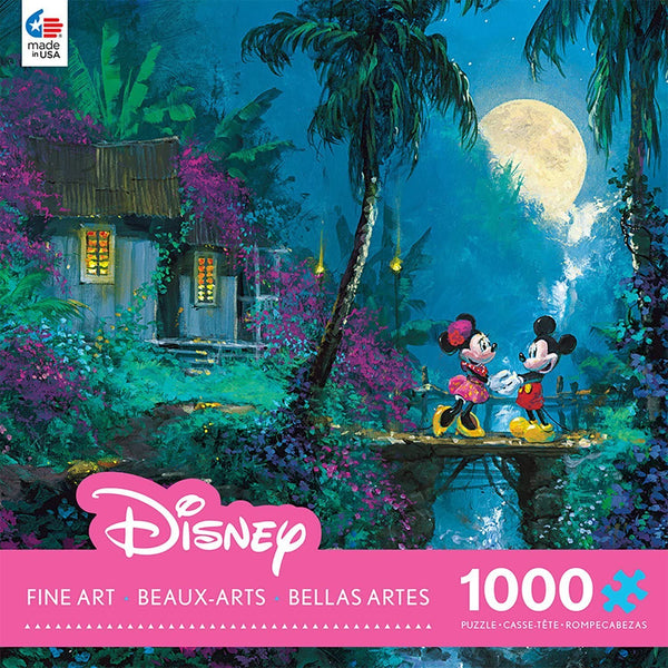 Ceaco Disney Mickey Mouse Fine Art Moonlight Proposal Puzzle (1000 Piece)