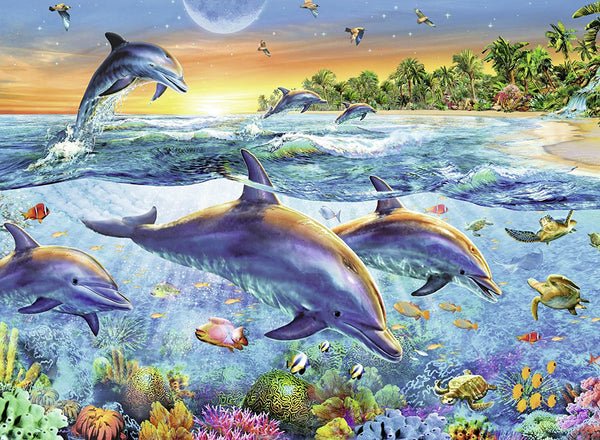 Ravensburger 14210 Dolphin Cove Puzzle 500pc,Adult Puzzles