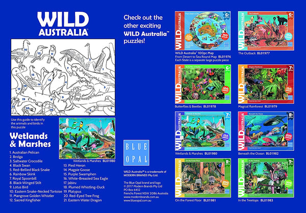 Blue Opal - Wild Australia Wetlands & Marshes 150 Piece Jigsaw Puzzle BL01980