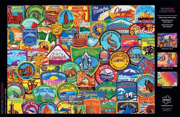 Buffalo Games - National Park Patches - 1000 Piece Jigsaw Puzzle