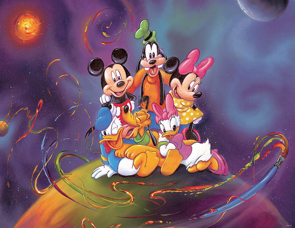 Ceaco Disney 5 in 1 Mickey Mouse & Friends Multipack Puzzles - (2) 300, (2) 500, (1) 750 Pieces