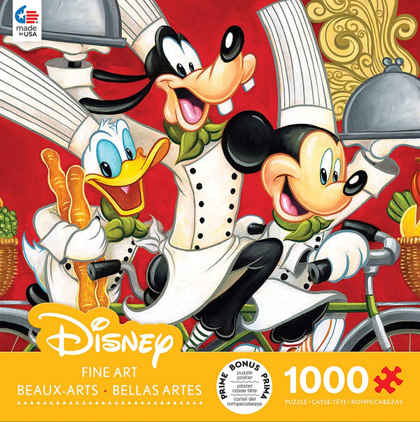 Ceaco Disney Fine Art Wheeling in Flavor Puzzle - 1000 Piece