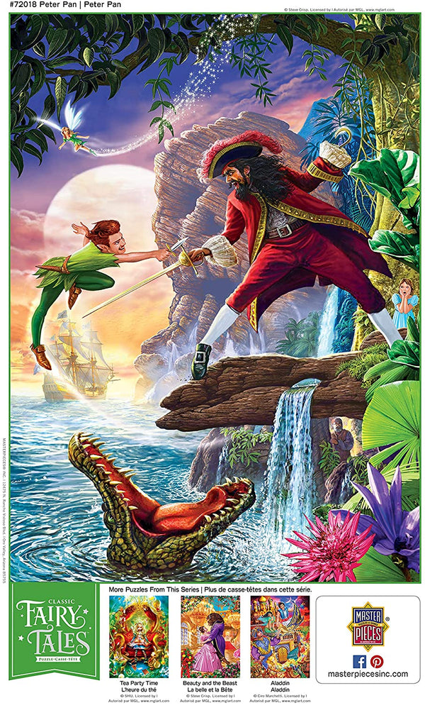 Masterpieces - Classic Fairy Tales Peter Pan Jigsaw Puzzle (1000 Pieces)