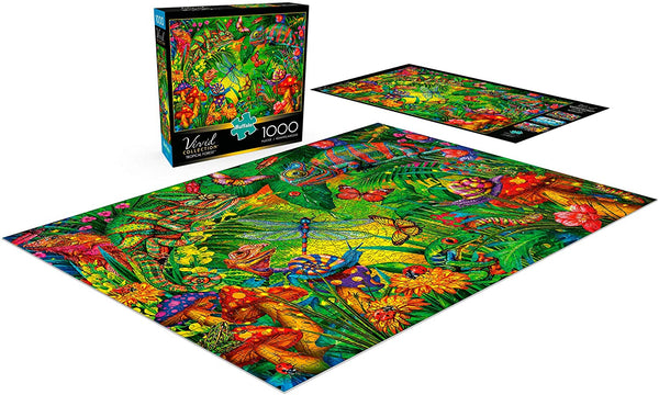 Buffalo Games - Vivid Collection - Tropical Forest - 1000 Piece Jigsaw Puzzle