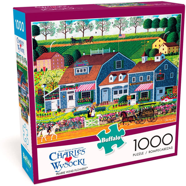 Buffalo Games - Charles Wysocki - Prairie Wind Flowers - 1000 Piece Jigsaw Puzzle