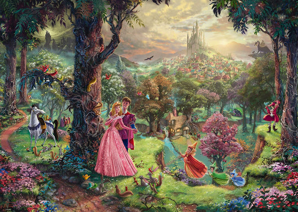 Schmidt - Disney Sleeping Beauty by Thomas Kinkade Jigsaw Puzzle (1000 Pieces)
