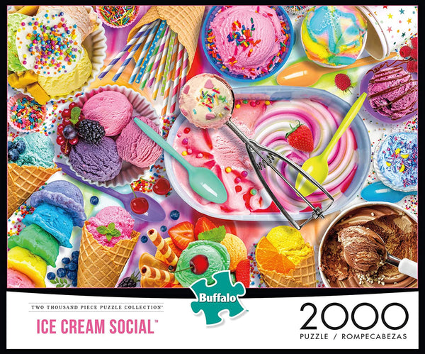 Buffalo Games - Ice Cream Social - 2000 Piece Jigsaw Puzzle