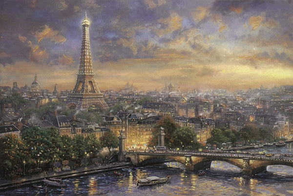 Schmidt - Thomas Kinkade - Paris, City of Love Jigsaw Puzzle (1000 Pices)