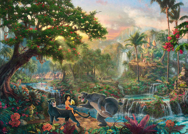 Schmidt Spiele Thomas Kinkade: Disney - The Jungle Book Jigsaw Puzzle (1000Pc)